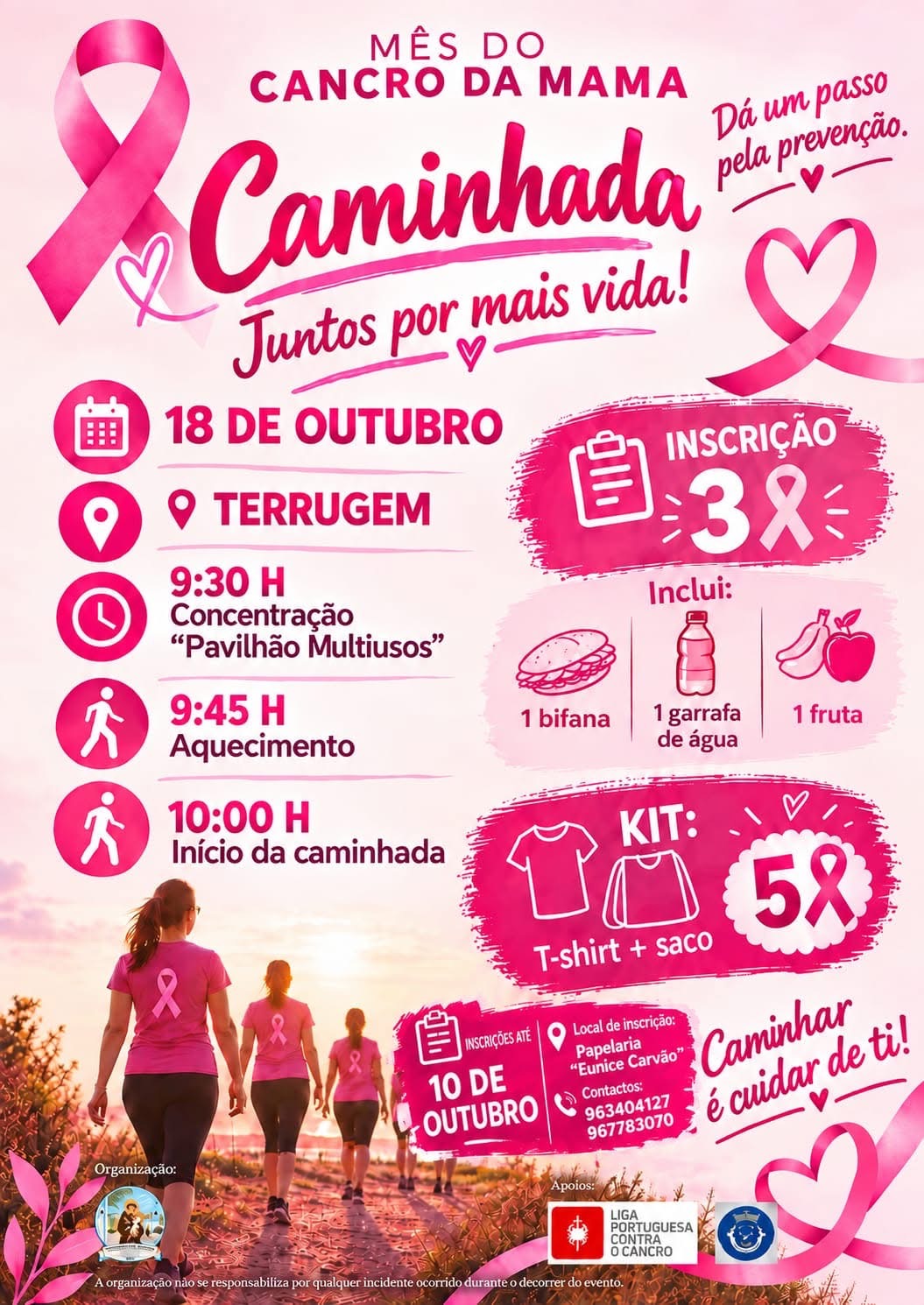 Caminhada Comissão de Festas 2027 - Liga contra o cancro da mama